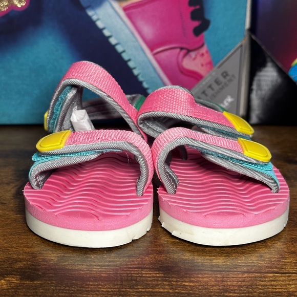 Cat & Jack Toddler Blair Footbed Sandals Pink Size 8 - Picture 4 of 12